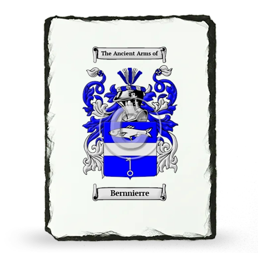 Bernnierre Coat of Arms Slate