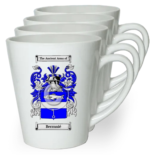 Berrnnié Set of 4 Latte Mugs