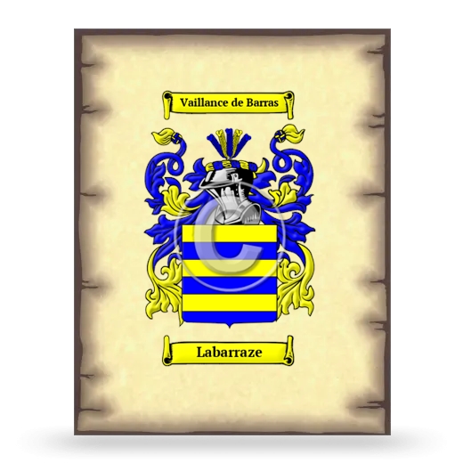 Labarraze Coat of Arms Print