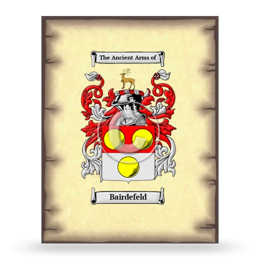 Bairdefeld Coat of Arms Print