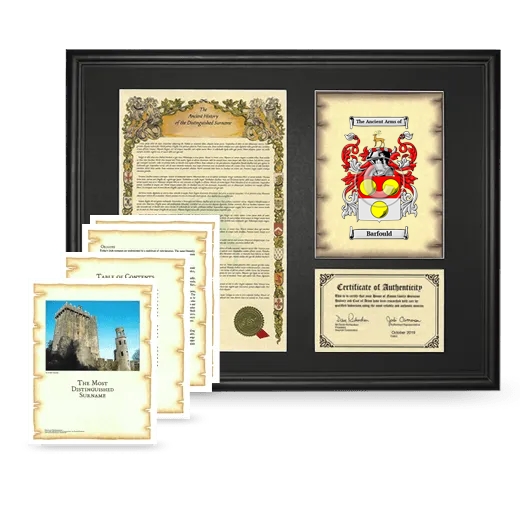 Barfould Framed History And Complete History- Black