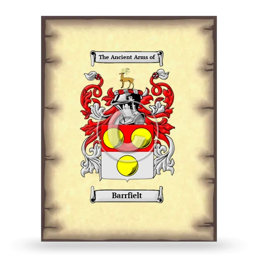 Barrfielt Coat of Arms Print