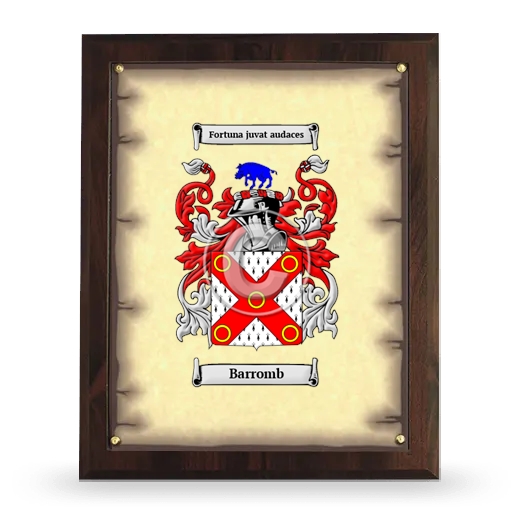 Barromb Coat of Arms Plaque