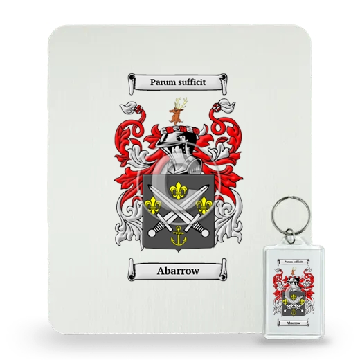 Abarrow Mouse Pad and Keychain Combo Package