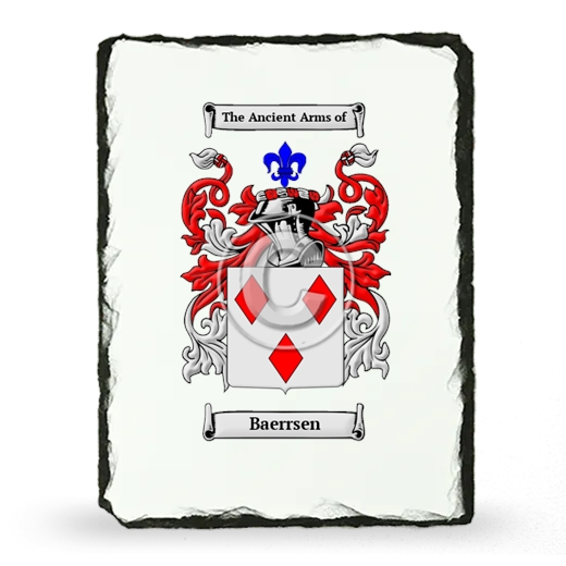 Baerrsen Coat of Arms Slate