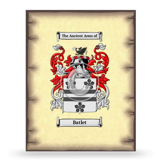 Batlet Coat of Arms Print