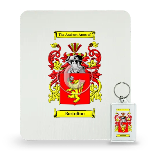 Bortolino Mouse Pad and Keychain Combo Package