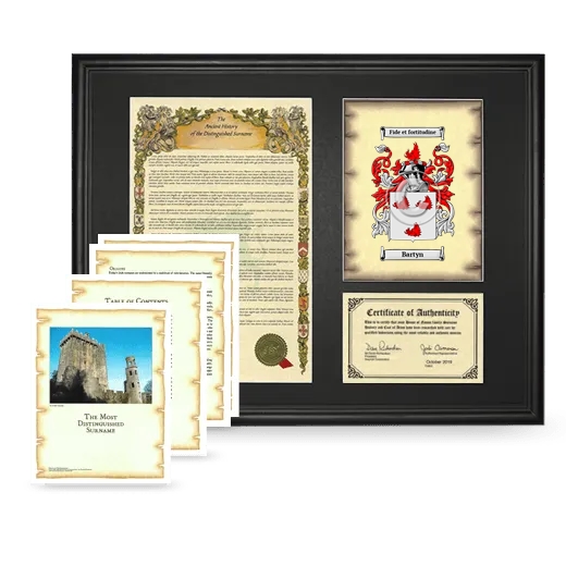 Bartyn Framed History And Complete History- Black