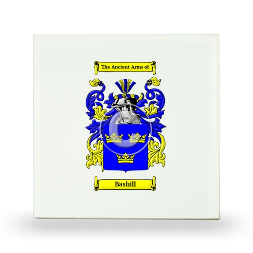 Bashill Small Ceramic Tile with Coat of Arms
