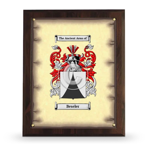 Beseler Coat of Arms Plaque