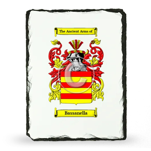 Bassanella Coat of Arms Slate