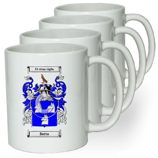 Batta Coffee mugs (set of four)