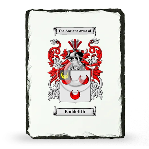 Baddefith Coat of Arms Slate