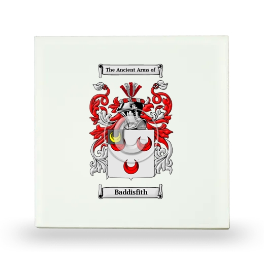 Baddisfith Small Ceramic Tile with Coat of Arms