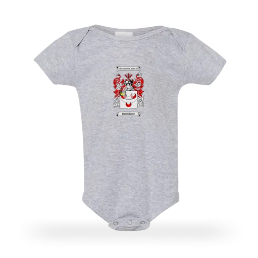 Battisfarte Grey Baby One Piece