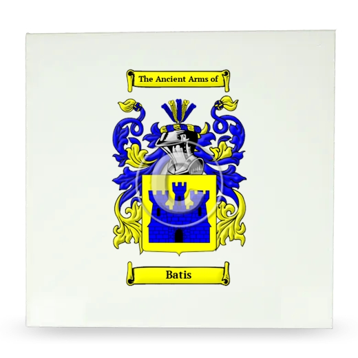 Batis Large Ceramic Tile with Coat of Arms
