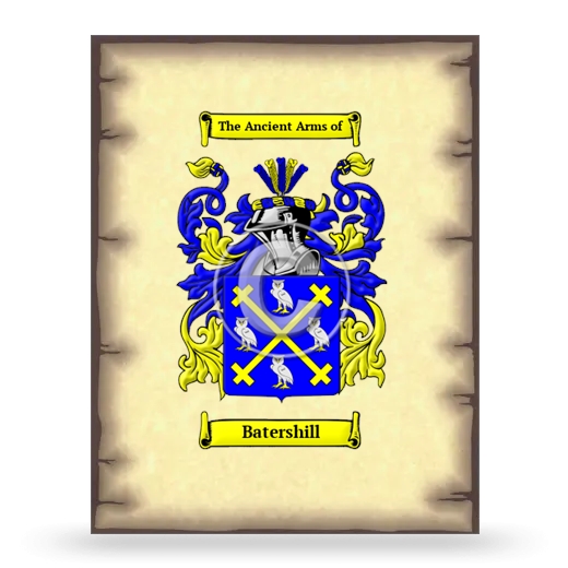 Batershill Coat of Arms Print