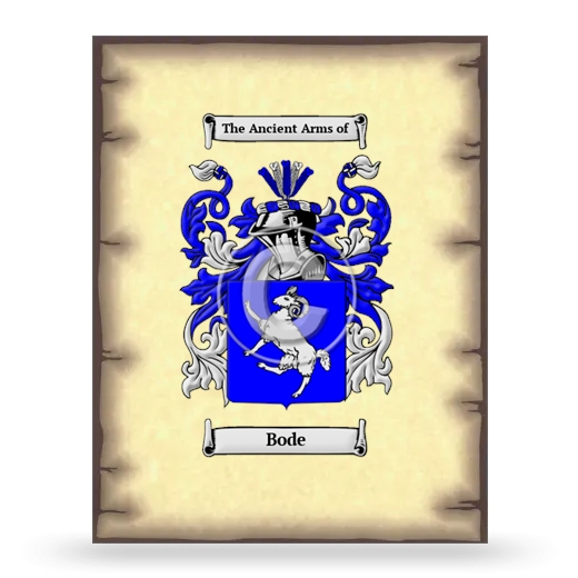 Bode Coat of Arms Print