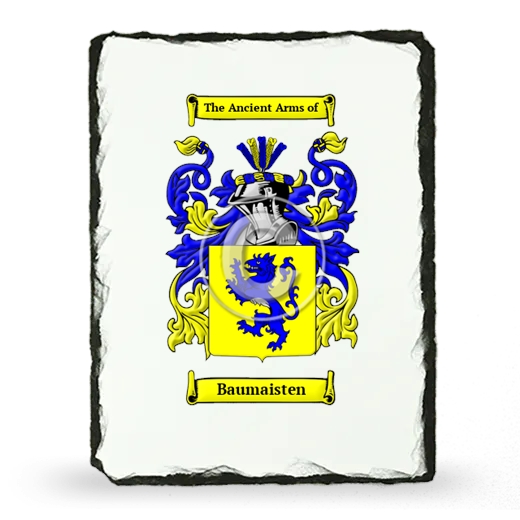 Baumaisten Coat of Arms Slate