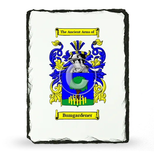 Bumgardener Coat of Arms Slate