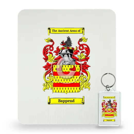 Bappend Mouse Pad and Keychain Combo Package