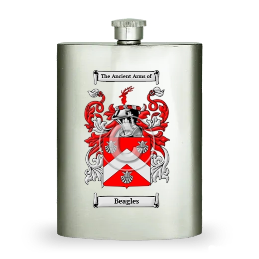 Beagles Stainless Steel Hip Flask