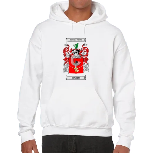 Boworth Unisex Coat of Arms Hooded Sweatshirt