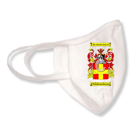 Delabeauchesne Coat of Arms Face Mask