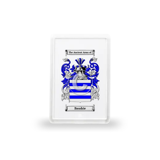 Baudrie Coat of Arms Magnet