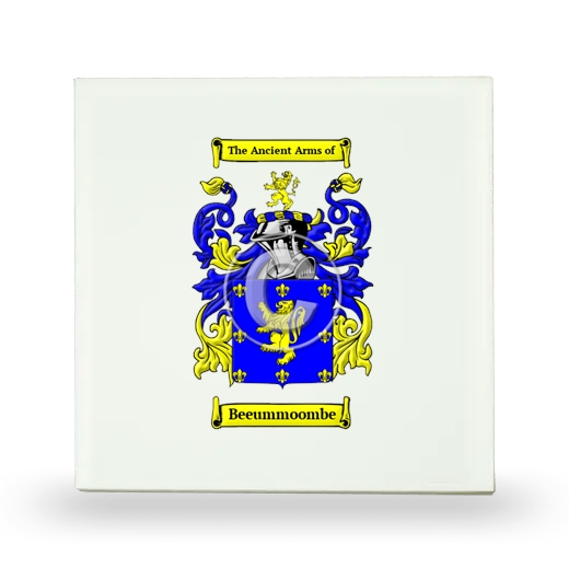 Beeummoombe Small Ceramic Tile with Coat of Arms