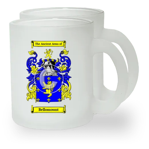 Bellomount Pair of Frosted Glass Mugs