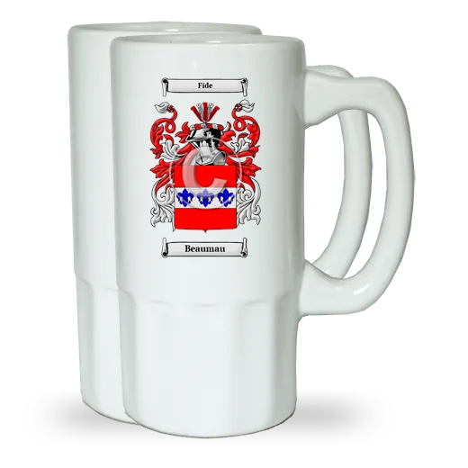 Beaumau Pair of Beer Steins