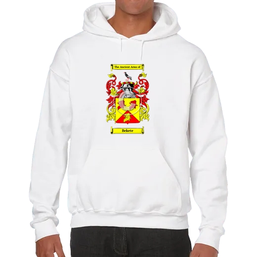 Bekete Unisex Coat of Arms Hooded Sweatshirt