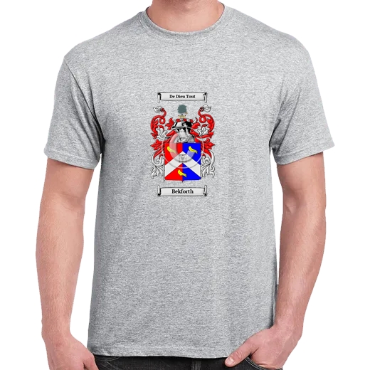 Bekforth Grey Coat of Arms T-Shirt