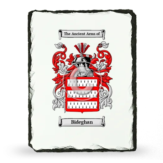 Bideghan Coat of Arms Slate