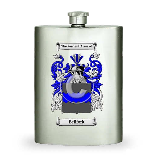 Bellfork Stainless Steel Hip Flask