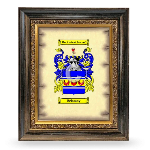 Belamay Coat of Arms Framed - Heirloom