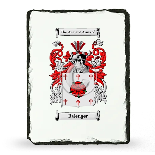 Balenger Coat of Arms Slate