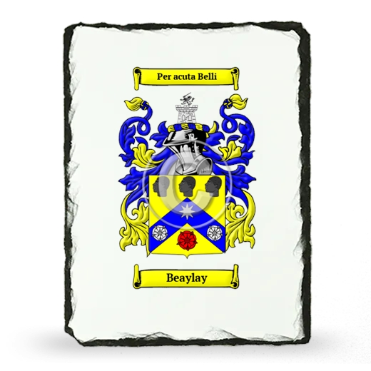 Beaylay Coat of Arms Slate