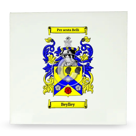 Beylley Large Ceramic Tile with Coat of Arms