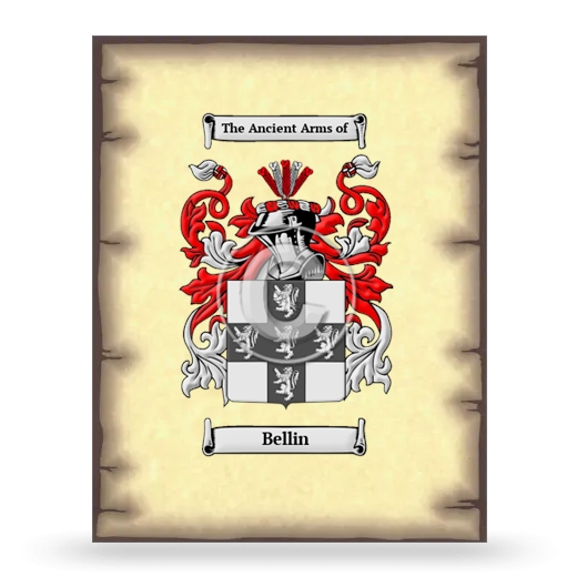 Bellin Coat of Arms Print