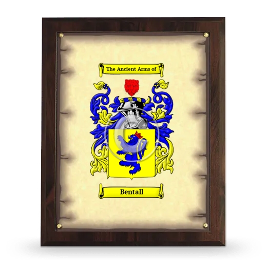 Bentall Coat of Arms Plaque