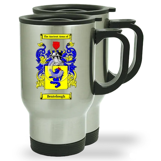 Bentelough Pair of Steel Travel Mugs