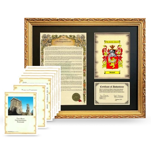 Bennet Framed History And Complete History - Gold