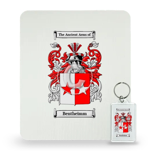 Bentheimm Mouse Pad and Keychain Combo Package