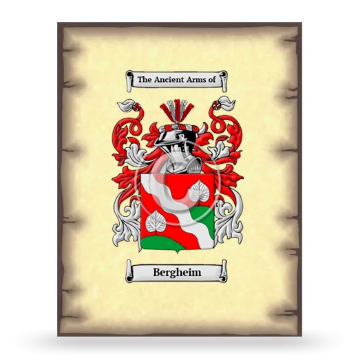 Bergheim Coat of Arms Print