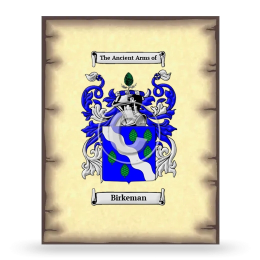 Birkeman Coat of Arms Print