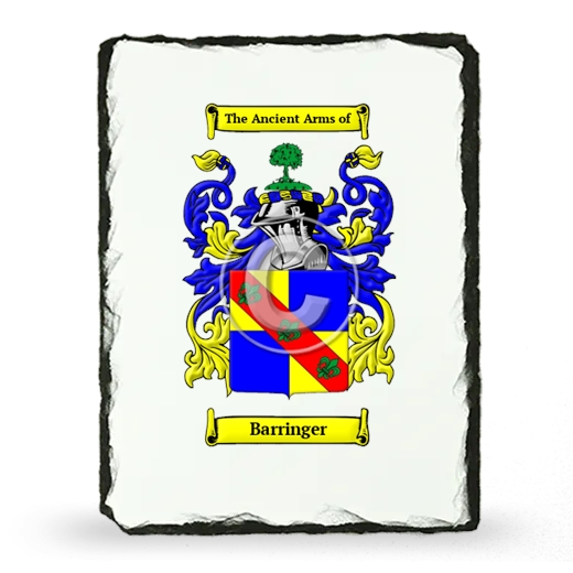 Barringer Coat of Arms Slate