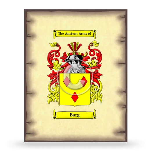 Barg Coat of Arms Print