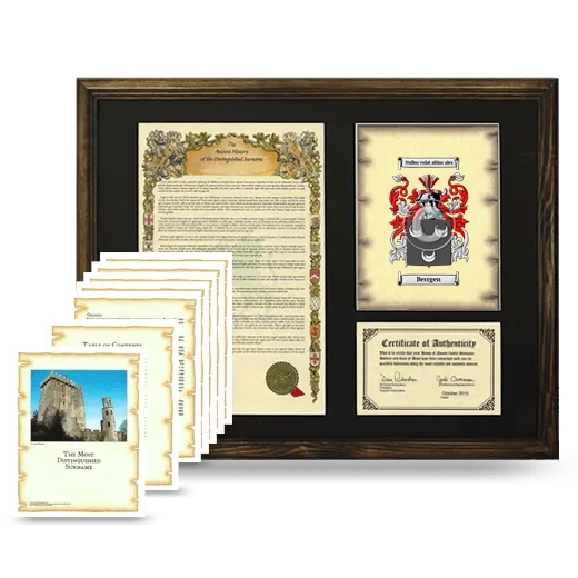 Berrgen Framed History And Complete History- Brown